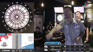 WOONG HEE HAN vs KWANG HEE CHO FINAL, 2023 SOFT DARTS PROFESSIONAL TOUR KOREA