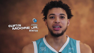 BATTLE OF THE BIGS: Clifton Moore Jr. talks 'head-taps' and two of the season's biggest dunks