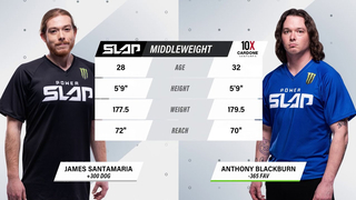 Power Slap Free Match: Anthony Blackburn vs James Santamaria