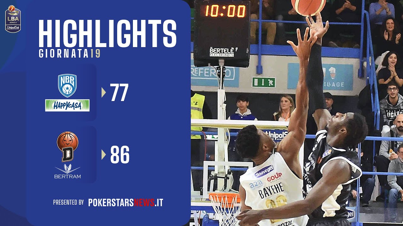 Happy Casa Brindisi - Bertram Derthona Tortona | Serie A UnipolSai 2023/24