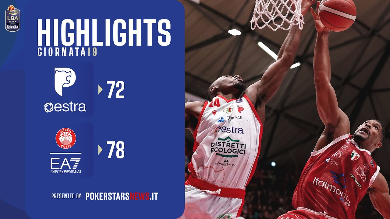 Estra Pistoia – EA7 Emporio Armani Milano | Serie A UnipolSai 2023/24