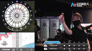 HYE JIN CHOI vs RO EUN LEE SEMI-FINAL, 2022 SOFT DARTS PROFESSIONAL TOUR LADIES KOREA 6