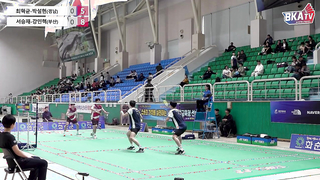 Badminton Team Final Men's Doubles Seo Seung-jae-Kang Min-hyuk (Busan) vs. Choi Hyuk-gyun-Park Seol-hyun (Gyeongnam) @ 104th National Sports Festival