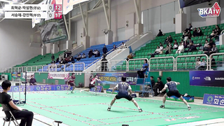 Badminton Team Final Men's Doubles Seo Seung-jae-Kang Min-hyuk (Busan) vs. Choi Hyuk-gyun-Park Seol-hyun (Gyeongnam) @ 104th National Sports Festival