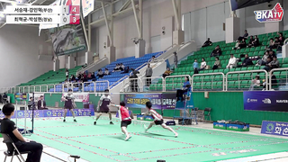 Badminton Team Final Men's Doubles Seo Seung-jae-Kang Min-hyuk (Busan) vs. Choi Hyuk-gyun-Park Seol-hyun (Gyeongnam) @ 104th National Sports Festival