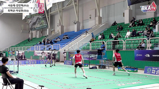 Badminton Team Final Men's Doubles Seo Seung-jae-Kang Min-hyuk (Busan) vs. Choi Hyuk-gyun-Park Seol-hyun (Gyeongnam) @ 104th National Sports Festival