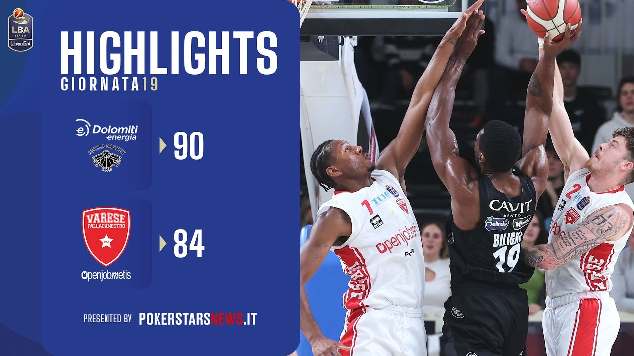 Dolomiti Energia Trentino vs. Openjobmetis Varese | Serie A UnipolSai 2023/24