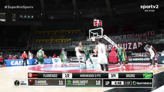 The Super 8 Cup record was broken by Gabriel Jaú, from Flamengo, with 31 points in the match against Bauru. This exceptional performance certainly impressed basketball fans and will be remembered in the history of the competition