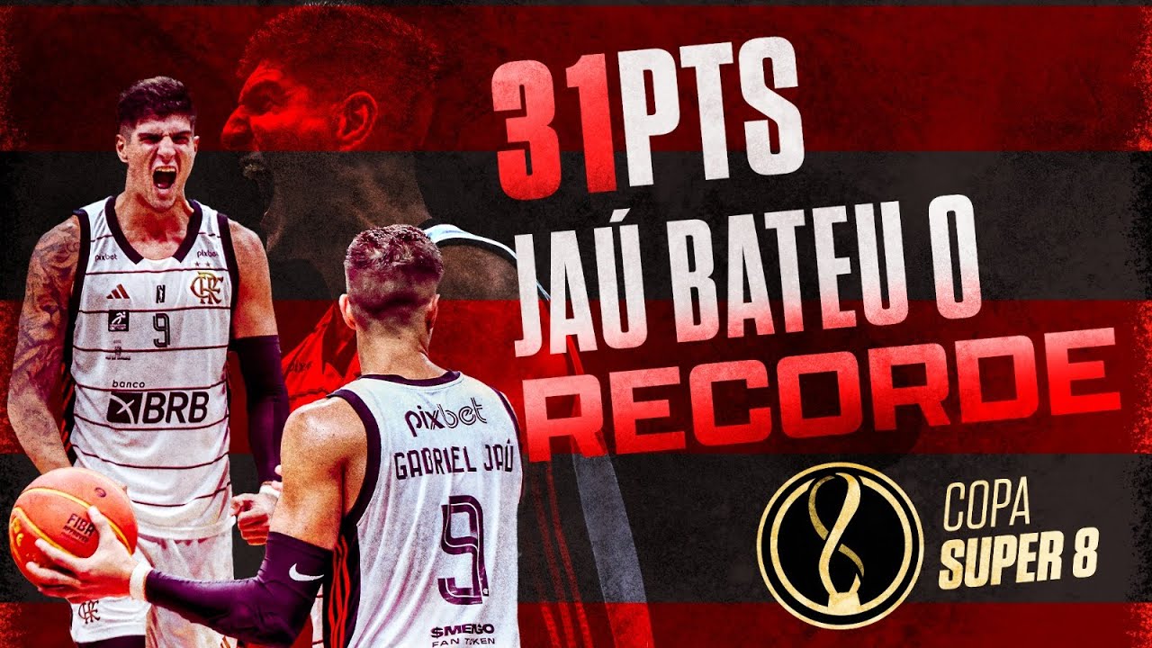 The Super 8 Cup record was broken by Gabriel Jaú, from Flamengo, with 31 points in the match against Bauru. This exceptional performance certainly impressed basketball fans and will be remembered in the history of the competition