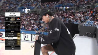 Crazy Ending to the SLS Sydney Men's Final - Dashawn Jordan, Nyjah Huston & Felipe Gustavo