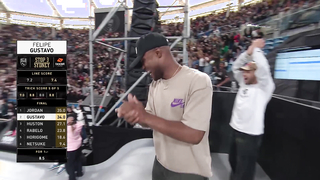 Crazy Ending to the SLS Sydney Men's Final - Dashawn Jordan, Nyjah Huston & Felipe Gustavo
