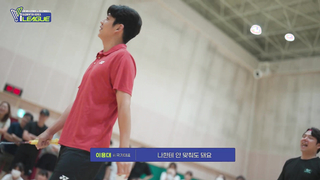 If Lee Yong-dae and Hwang Ji-man played a badminton match against regular people