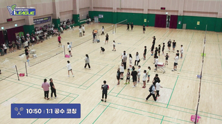 If Lee Yong-dae and Hwang Ji-man played a badminton match against regular people