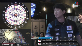 MIN SEOK CHOI vs TAE HOON KIM QUARTER-FINAL, 2023 SOFT DARTS PROFESSIONAL TOUR KOREA 4