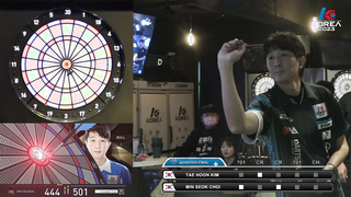 MIN SEOK CHOI vs TAE HOON KIM QUARTER-FINAL, 2023 SOFT DARTS PROFESSIONAL TOUR KOREA 4