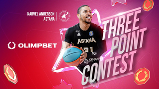 OLIMPBET Three Point Contest — Karvel Anderson