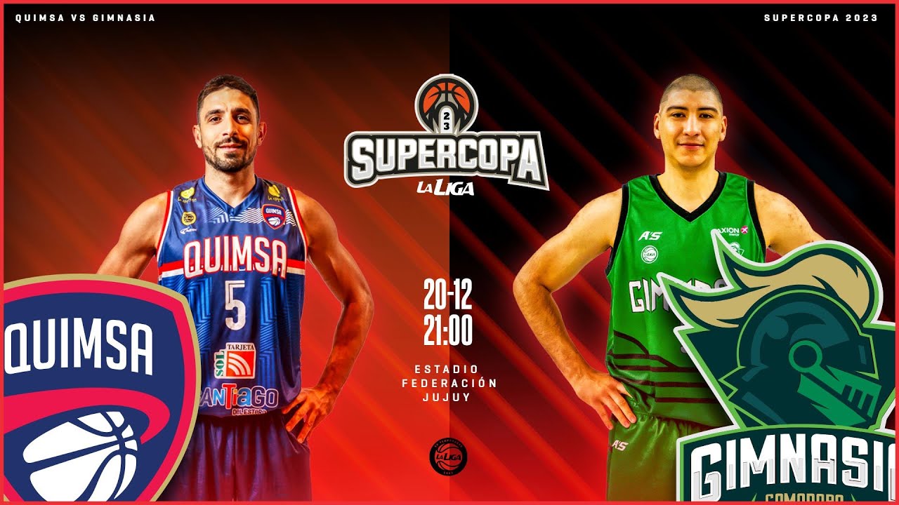 The preview of the Super Cup: The top 5 plays of Quimsa and Gimnasia in the 2023-24 season.