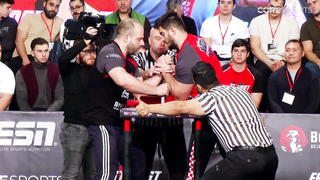 Ivan Matyushenko vs Rino Masic World Title 115kg Left Arm - Highlights