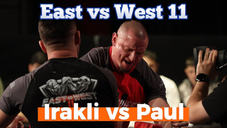 Irakli Zirakashvili vs Paul Linn Arm Wrestling Highlights
