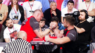 Irakli Zirakashvili vs Paul Linn Arm Wrestling Highlights