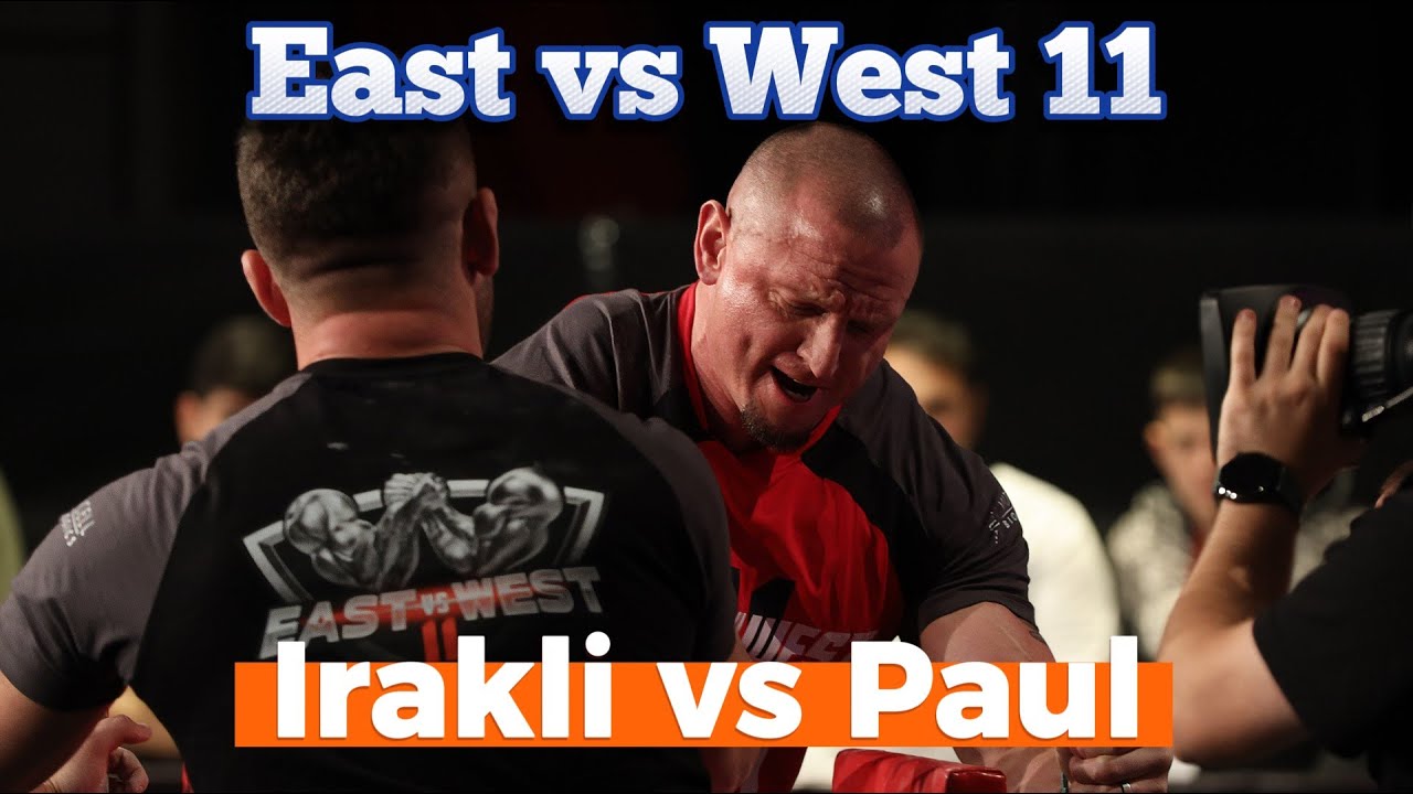 Irakli Zirakashvili vs Paul Linn Arm Wrestling Highlights
