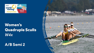 2023 World Rowing Championships - Women's Quadruple Sculls - Semifinal A/B 2