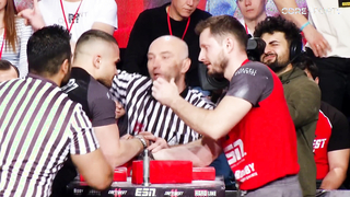 Mindaugas Tarasaitis vs Daniel Procopciuc World Title 75kg Right Arm Highlights