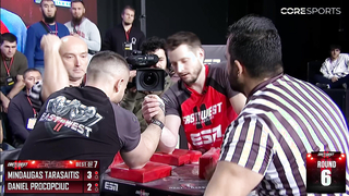 Mindaugas Tarasaitis vs Daniel Procopciuc World Title 75kg Right Arm Highlights