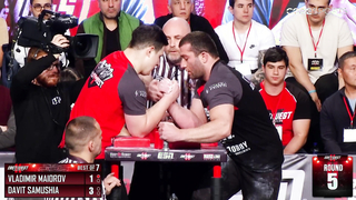 Davit Samushia vs Vladimir Maiorov World Title Match 85kg Right Arm-Highlights