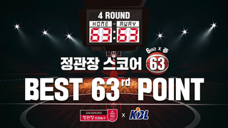 Jeonggwangjang Score Best 63 Point 4th Round