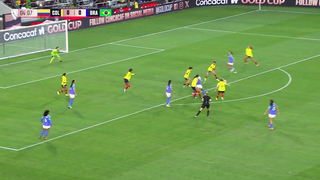 W Gold Cup | Colombia vs Brazil | Brazil strikes fast to go up early in the match!