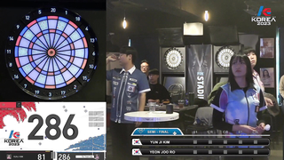 YUN JI KIM vs YEON JOO RO SEMI-FINAL, 2023 SOFT DARTS PROFESSIONAL TOUR LADIES KOREA 6