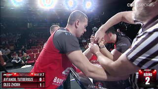 Oleg Zhokh vs Avtandil Tutberidze World Title Match 85kg Left Arm - Highlights