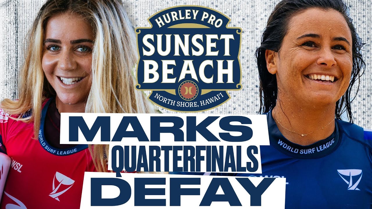 Caroline Marks vs Johanne Defay | Hurley Pro Sunset Beach 2024 - Quarterfinals