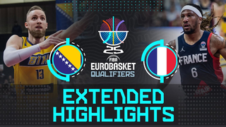 Bosnia and Herzegovina vs France | Extended Highlights | FIBA EuroBasket 2025 Qualifiers