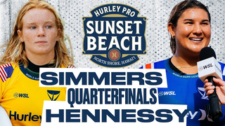 Caitlin Simmers vs Brisa Hennessy | Hurley Pro Sunset Beach 2024 - Quarterfinals