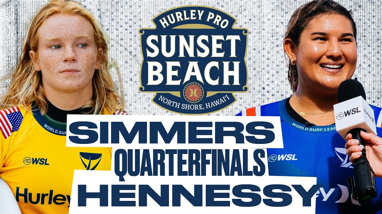 Caitlin Simmers vs Brisa Hennessy | Hurley Pro Sunset Beach 2024 - Quarterfinals
