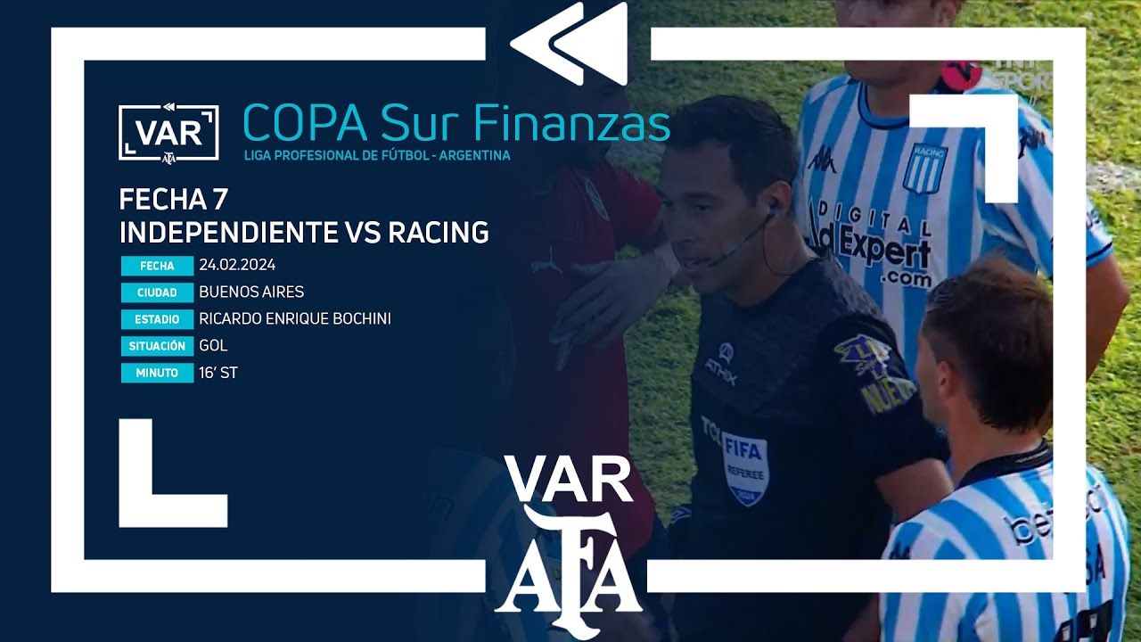 VAR 2024 | #CopaSurFinanzas | Independiente - Racing | Matchday 7