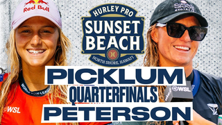 Molly Picklum vs Lakey Peterson | Hurley Pro Sunset Beach 2024 - Quarterfinals