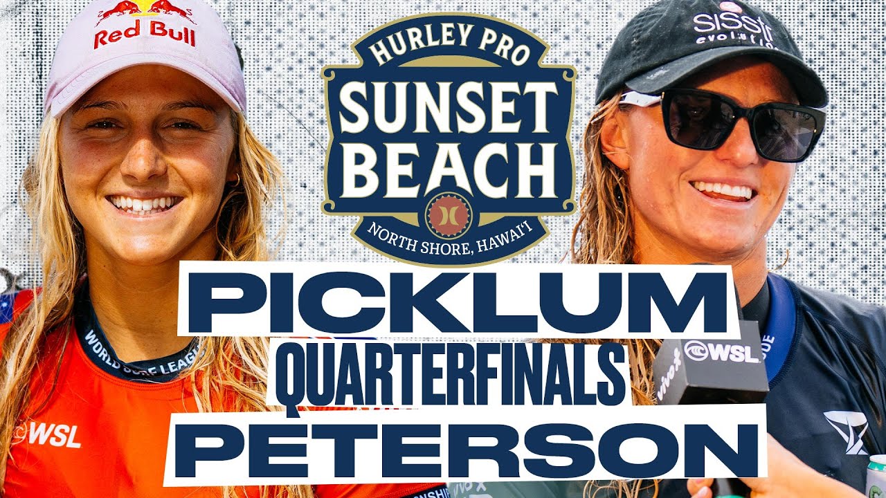 Molly Picklum vs Lakey Peterson | Hurley Pro Sunset Beach 2024 - Quarterfinals