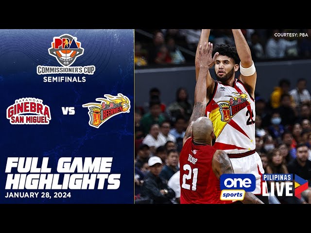 Brgy. Ginebra vs. San Miguel semis G3 highlights | PBA Season 48 Commissioner's Cup - Jan. 28, 2024