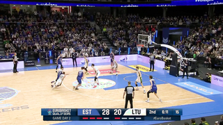 Estonia  vs Lithuania | Extended Highlights | FIBA EuroBasket 2025 Qualifiers