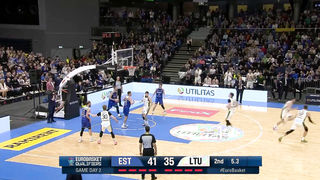 Estonia  vs Lithuania | Extended Highlights | FIBA EuroBasket 2025 Qualifiers