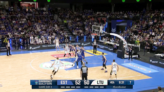 Estonia  vs Lithuania | Extended Highlights | FIBA EuroBasket 2025 Qualifiers