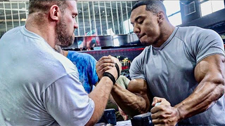 Kirill Sarychev vs Larry Wheels Arm Wrestling Dubai