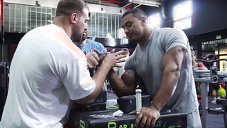 Kirill Sarychev vs Larry Wheels Arm Wrestling Dubai