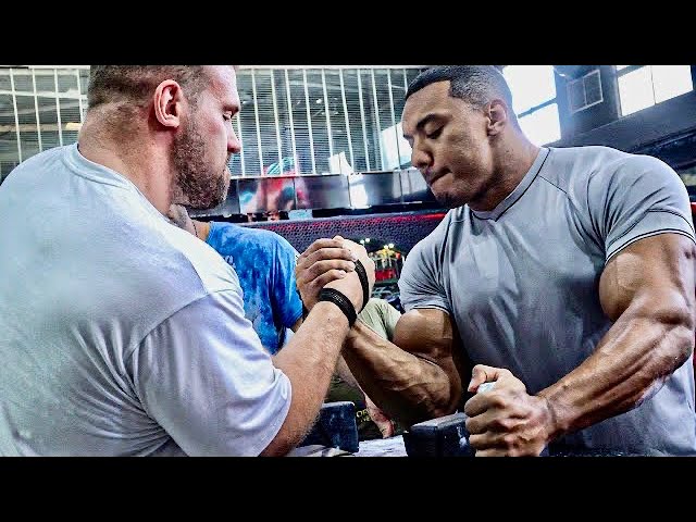 Kirill Sarychev vs Larry Wheels Arm Wrestling Dubai