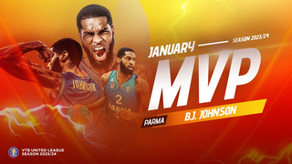 January MVP B.J. Johnson