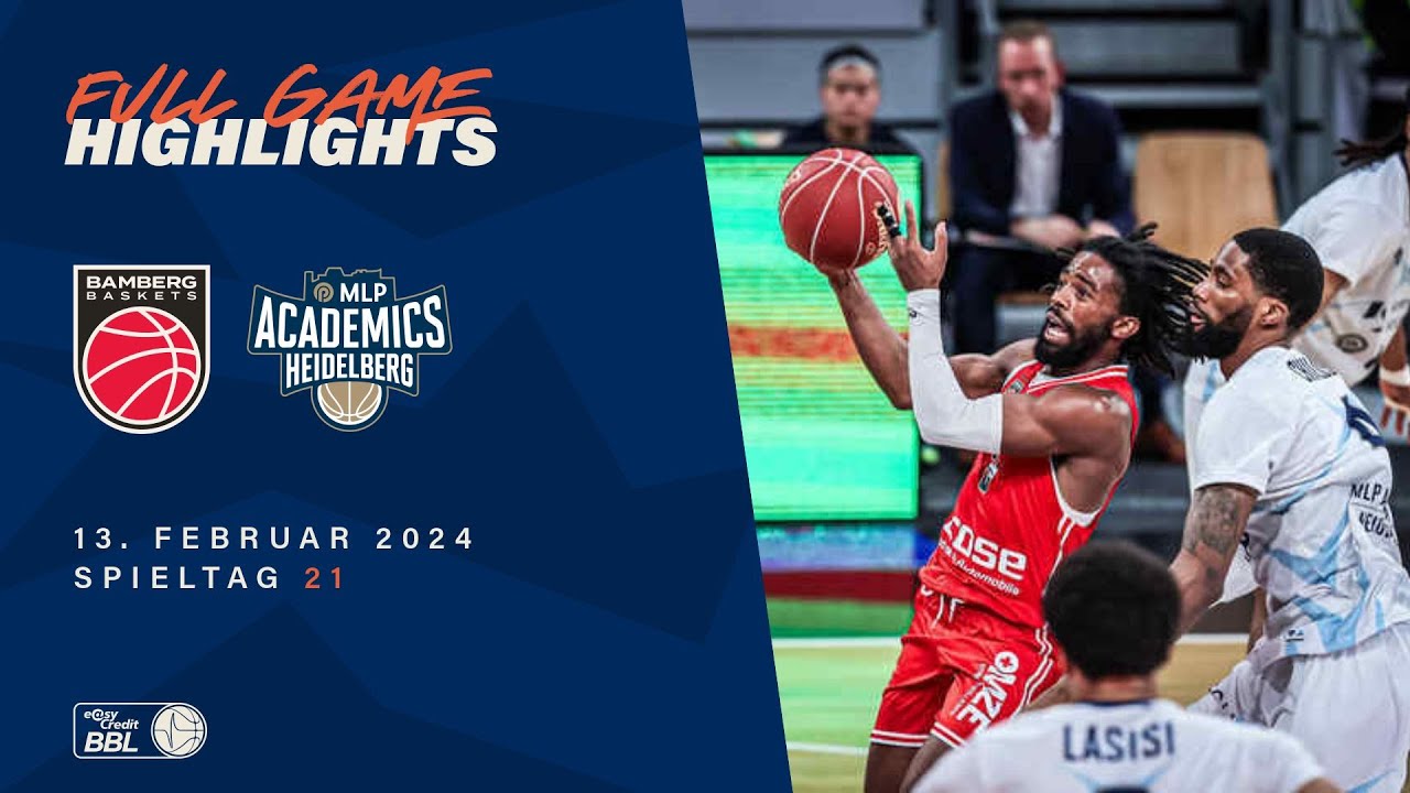 Bamberg Baskets vs. MLP Academics Heidelberg - Game Highlights