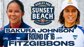 Bettylou Sakura Johnson vs Sally Fitzgibbons | Hurley Pro Sunset Beach 2024 - Round of 16